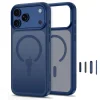 Apple iPhone 17 Pro Max / 18 Pro Max matné tmavomodré Tech-Protect Magmat MagSafe CC hybridné ochranné puzdro thumbnail