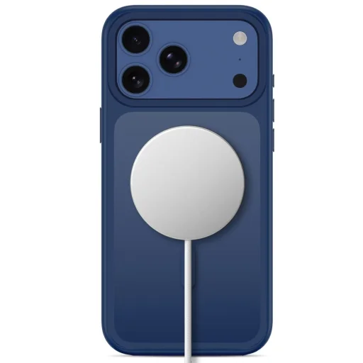 Apple iPhone 17 Pro Max / 18 Pro Max matné tmavomodré Tech-Protect Magmat MagSafe CC hybridné ochranné puzdro - 4