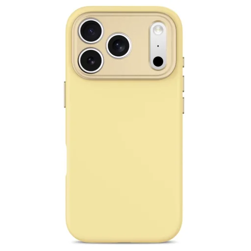 iPhone 17 Pro Max / 18 Pro Max pastelovo žlté puzdro Tech-Protect Uniq MagSafe CC - 3