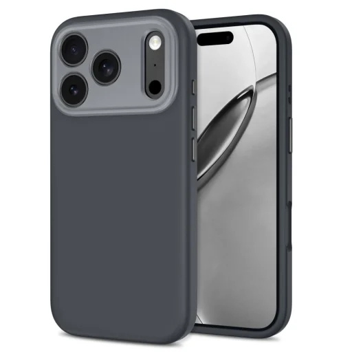 iPhone 17 Pro / 18 Pro tmavosivý Tech-Protect Uniq MagSafe CC silikónový zadný kryt - 2