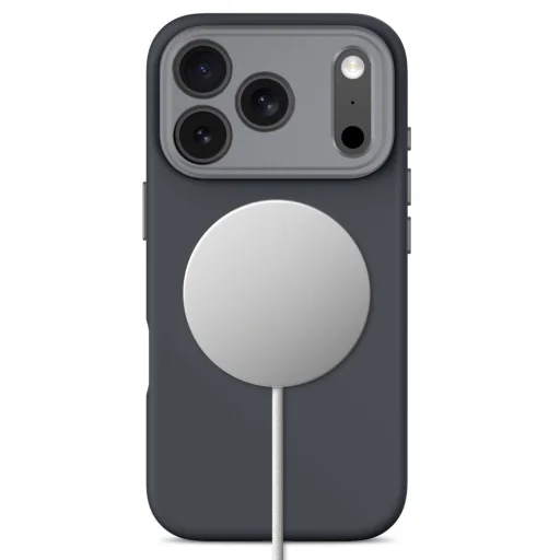 iPhone 17 Pro / 18 Pro tmavosivý Tech-Protect Uniq MagSafe CC silikónový zadný kryt - 4