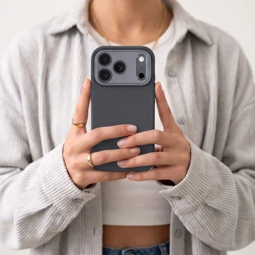 iPhone 17 Pro / 18 Pro tmavosivý Tech-Protect Uniq MagSafe CC silikónový zadný kryt - 8