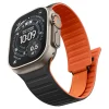 Spigen Athlex Air M silikónový remienok pre Apple Watch, čierno-oranžový thumbnail