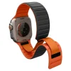 Spigen Athlex Air M silikónový remienok pre Apple Watch, čierno-oranžový thumbnail