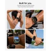 Spigen Athlex Air M silikónový remienok pre Apple Watch, čierno-oranžový thumbnail