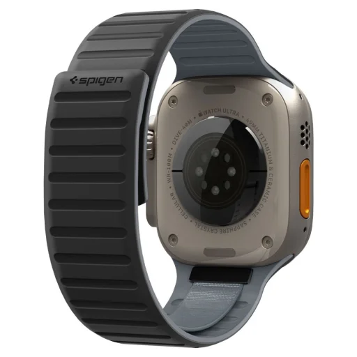 Apple Watch 8 / 9 / 10 / 11 / SE / Ultra (44 / 45 / 46 / 49 mm) čierny/sivý remienok Spigen Athlex Air M - 3