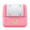 Mini bluetooth termotlačiareň DT1-0 / X6 mini RUŽOVÁ, kompatibilná s e-účtenkami (iOS/Android) thumbnail