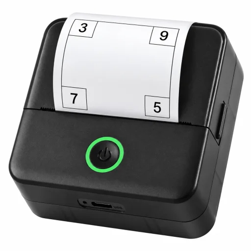 Mini hőnyomtató bluetooth DT1-0 / X6 mini FEKETE, e-nyugta kompatibilis (iOS/Android) - 1