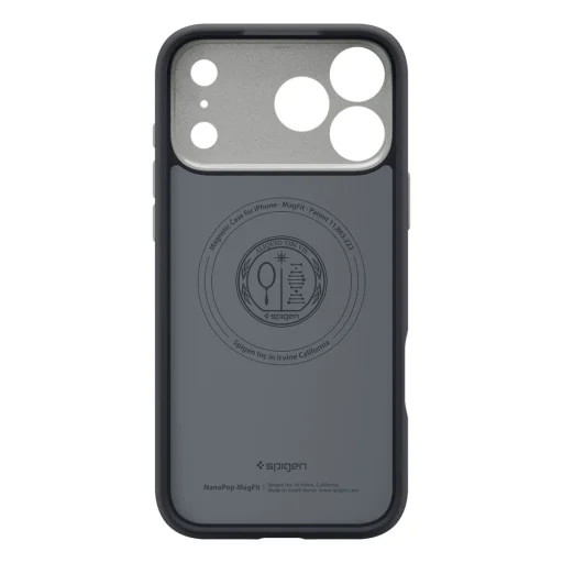 iPhone 17 Pro Max / 18 Pro Max puzdro Spigen Nano Pop čierny sezam pre magnetické bezdrôtové nabíjanie - 4