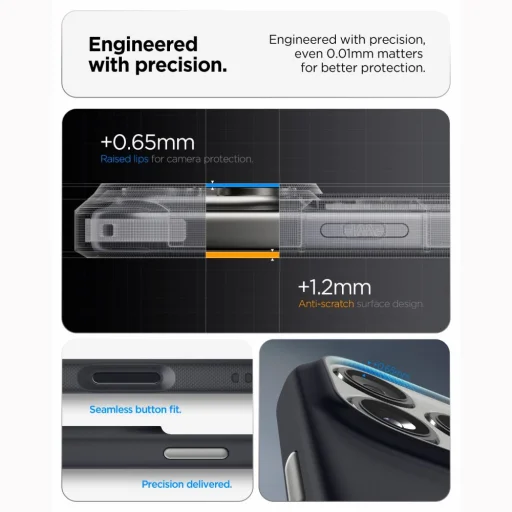 iPhone 17 Pro Max / 18 Pro Max puzdro Spigen Nano Pop čierny sezam pre magnetické bezdrôtové nabíjanie - 8