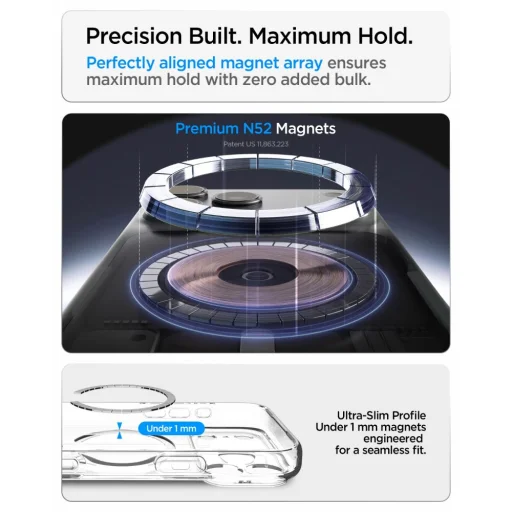 Apple iPhone 17 Pro / 18 Pro priehľadné a zlaté puzdro Spigen Ultra Hybrid MagSafe - 10