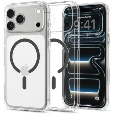Apple iPhone 17 Pro / 18 Pro priehľadný / grafitový kryt Spigen Ultra Hybrid MagSafe