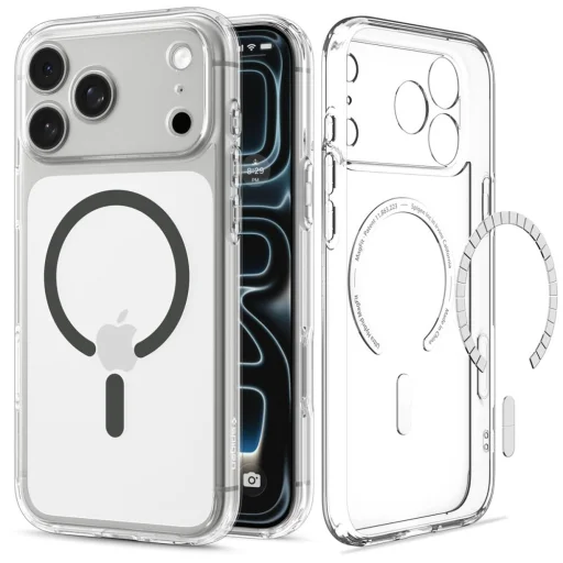 Apple iPhone 17 Pro / 18 Pro priehľadný / grafitový kryt Spigen Ultra Hybrid MagSafe - 2