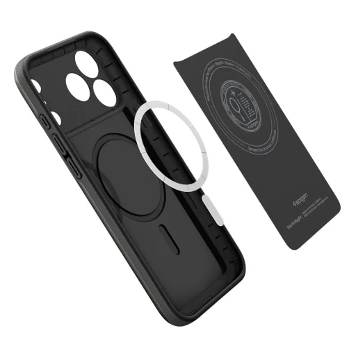 Apple iPhone 17 Pro / 18 Pro čierne puzdro Spigen Thin Fit Mag MagSafe - 5