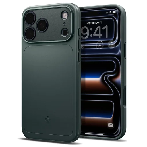 Apple iPhone 17 Pro / 18 Pro Abyss Green tmavozelený zadný kryt Spigen Thin Fit MagSafe - 2