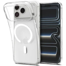 iPhone 17 Pro Max / 18 Pro Max priehľadné / biele puzdro Spigen Liquid Crystal MagSafe