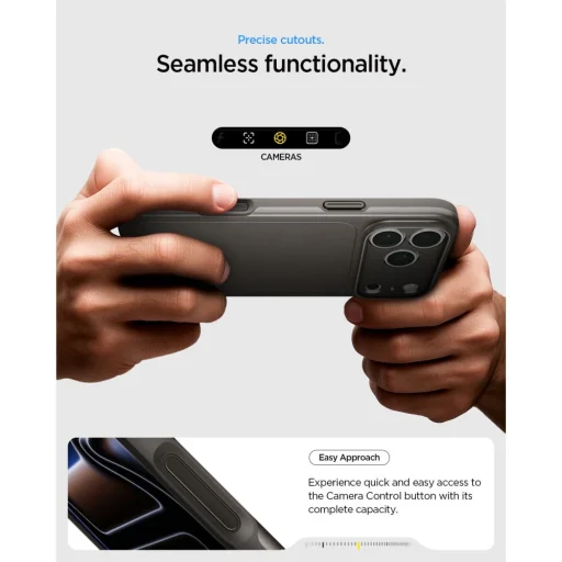 Apple iPhone 17 Pro / 18 Pro sivý Spigen Thin Fit Mag MagSafe zadný kryt - 10
