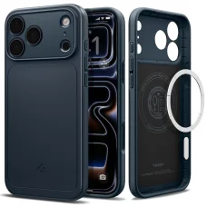 iPhone 17 Pro Max / 18 Pro Max metalické bridlicovo sivé puzdro Spigen Thin Fit MagSafe