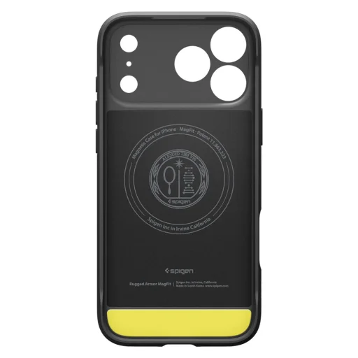 Matné čierne puzdro Spigen Rugged Armor Mag MagSafe pre iPhone 17 Pro / 18 Pro - 4