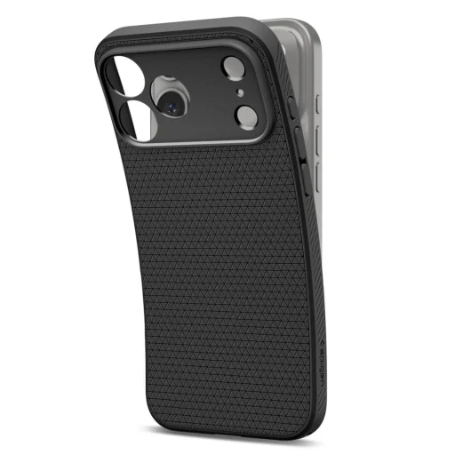 Apple iPhone 17 Pro Max / 18 Pro Max matné čierne puzdro Spigen Liquid Air - 4