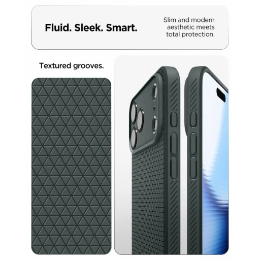 Apple iPhone 17 Pro Max / 18 Pro Max tmavozelené (Abyss Green) puzdro Spigen Liquid Air - 6
