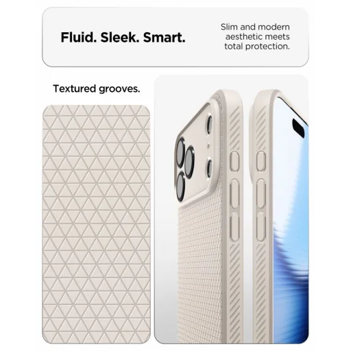 Apple iPhone 17 Pro Max / 18 Pro Max prírodný titán Spigen Liquid Air puzdro - 6