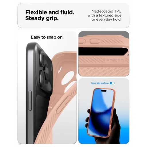 Apple iPhone 17 Pro Max / 18 Pro Max ružový titán puzdro Spigen Liquid Air - 6