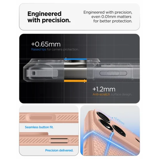 Apple iPhone 17 Pro Max / 18 Pro Max ružový titán puzdro Spigen Liquid Air - 7