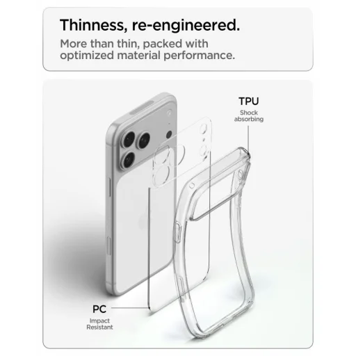 Apple iPhone 17 Pro / 18 Pro Spigen Ultra Hybrid priehľadný kryt - 7