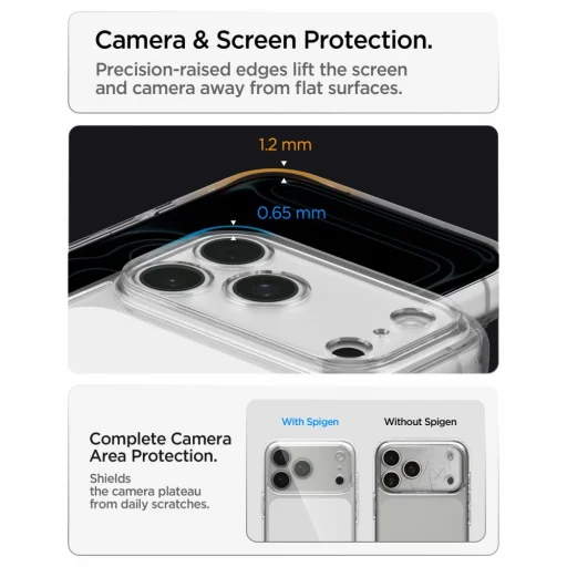 Apple iPhone 17 Pro / 18 Pro Spigen Ultra Hybrid priehľadný kryt - 10