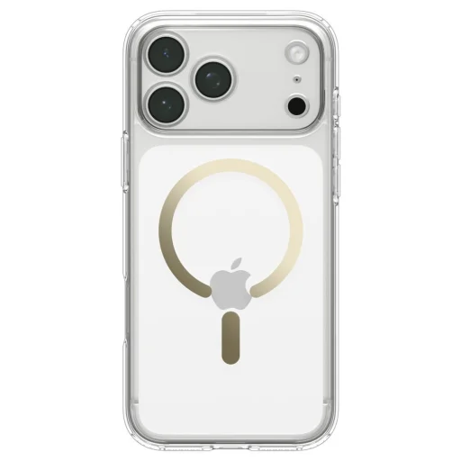 Apple iPhone 17 Pro / 18 Pro priehľadné a zlaté puzdro Spigen Ultra Hybrid MagSafe - 4