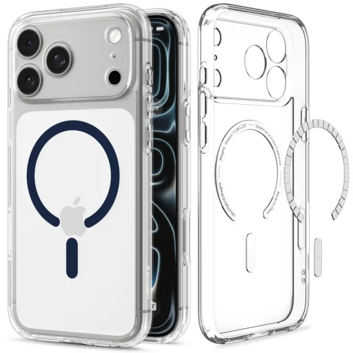 iPhone 17 Pro Max / 18 Pro Max priehľadné / tmavomodré puzdro Spigen Ultra Hybrid MagSafe - 2