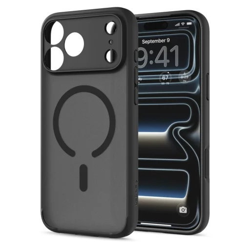 Apple iPhone 17 Pro Max / 18 Pro Max mrazivá čierna puzdro Spigen Ultra Hybrid MagSafe - 3