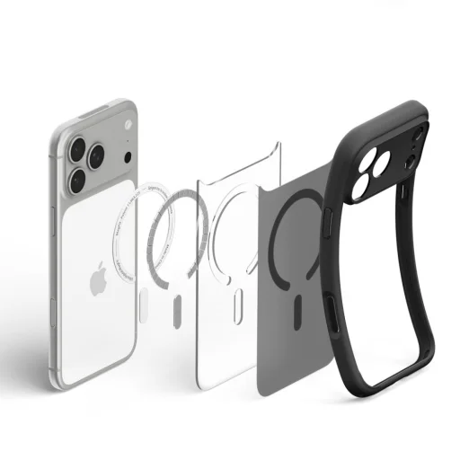 Apple iPhone 17 Pro Max / 18 Pro Max mrazivá čierna puzdro Spigen Ultra Hybrid MagSafe - 6