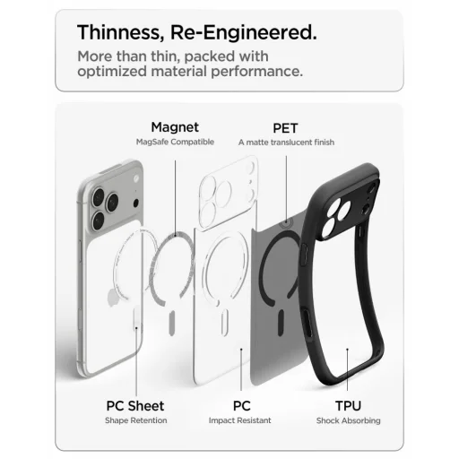 Apple iPhone 17 Pro Max / 18 Pro Max mrazivá čierna puzdro Spigen Ultra Hybrid MagSafe - 8