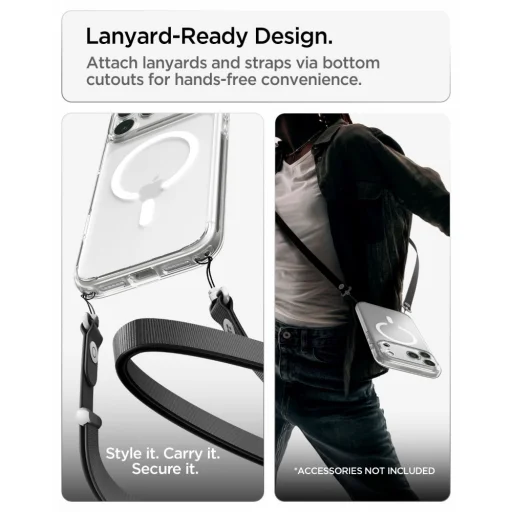 iPhone 17 Pro / 18 Pro mrazivo biele puzdro Spigen Ultra Hybrid MagSafe - 12
