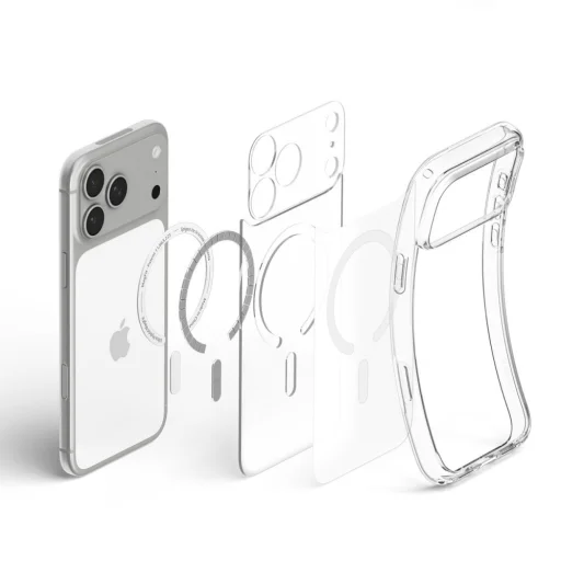 iPhone 17 Pro / 18 Pro mrazivo biele puzdro Spigen Ultra Hybrid MagSafe - 6
