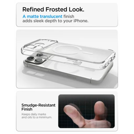 iPhone 17 Pro / 18 Pro mrazivo biele puzdro Spigen Ultra Hybrid MagSafe - 7
