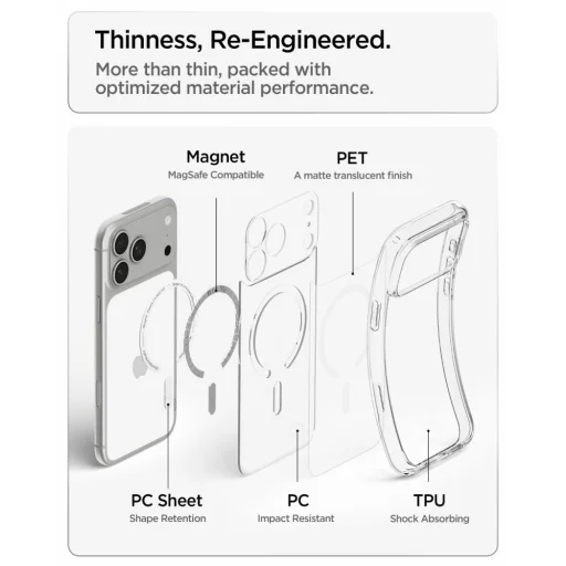 iPhone 17 Pro / 18 Pro mrazivo biele puzdro Spigen Ultra Hybrid MagSafe - 8
