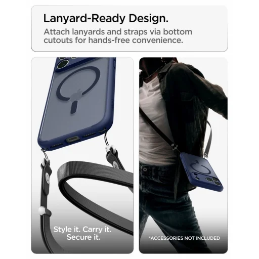 iPhone 17 Pro / 18 Pro mrazivo tmavomodré puzdro Spigen Ultra Hybrid MagSafe - 12
