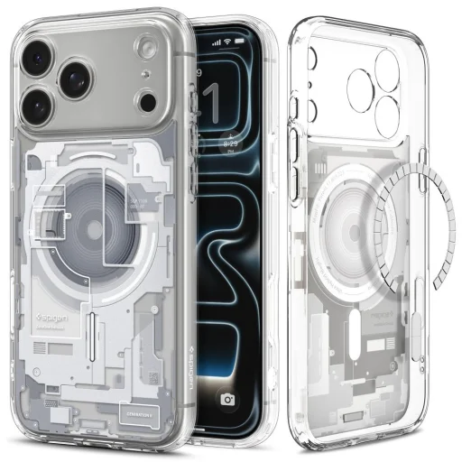 iPhone 17 Pro / 18 Pro puzdro Spigen Ultra Hybrid MagSafe - Zero One biele - 2