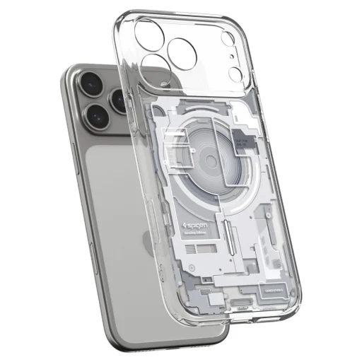 iPhone 17 Pro / 18 Pro puzdro Spigen Ultra Hybrid MagSafe - Zero One biele - 4