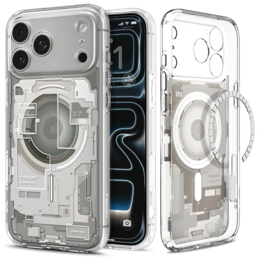 iPhone 17 Pro Max / 18 Pro Max prírodný titán Spigen Ultra Hybrid MagSafe Zero One puzdro - 2