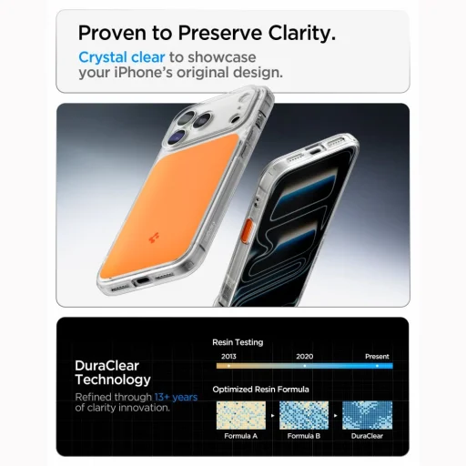 iPhone 17 Pro Max / 18 Pro Max lesklé oranžové puzdro Spigen Ultra Hybrid T MagSafe - 8
