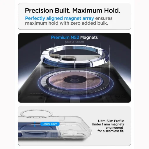 iPhone 17 Pro Max / 18 Pro Max matne modrý kryt Spigen Ultra Hybrid T MagSafe - 10