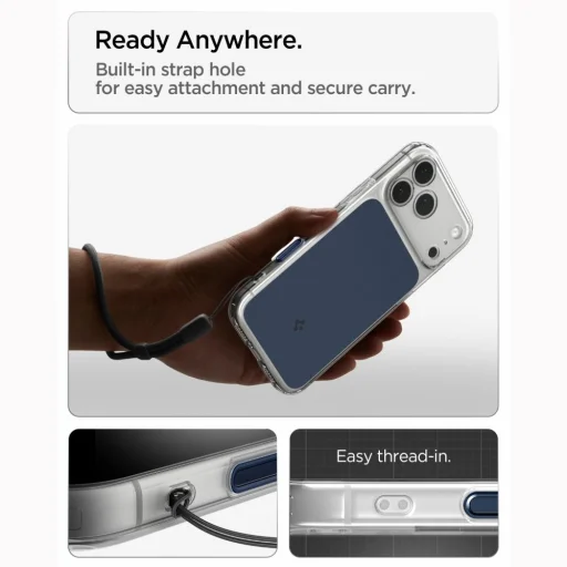 iPhone 17 Pro Max / 18 Pro Max matne modrý kryt Spigen Ultra Hybrid T MagSafe - 13