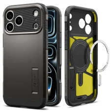 iPhone 17 Pro Max / 18 Pro Max tmavosivý Spigen Tough Armor T MagSafe odolný kryt