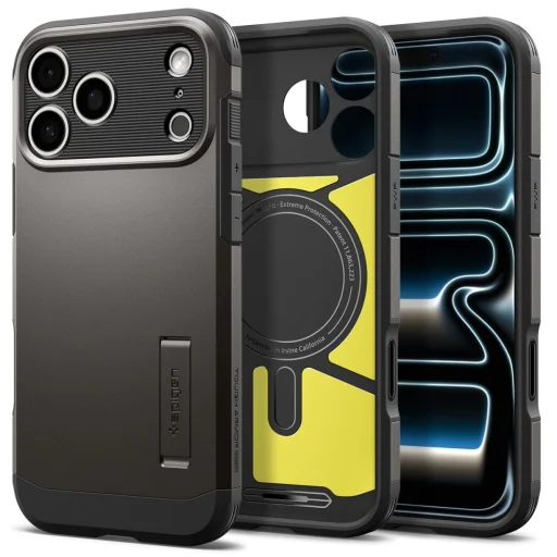 iPhone 17 Pro Max / 18 Pro Max tmavosivý Spigen Tough Armor T MagSafe odolný kryt - 2