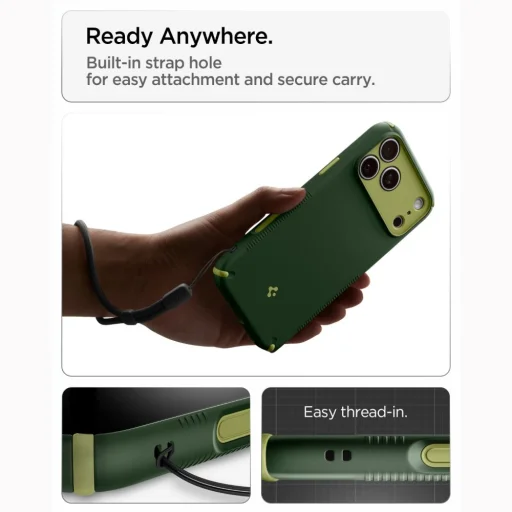 Zelené puzdro Spigen Nano Pop Hybrid MagSafe pre iPhone 17 Pro Max / 18 Pro Max - 14