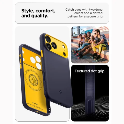 Tmavomodré puzdro Spigen Nano Pop MagSafe pre iPhone 17 Pro Max / 18 Pro Max - 6